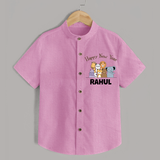 Happy New Year – Jungle Animals| Customized Shirt for Kids - BABY PINK - 0 - 6 Months Old (Chest 23")