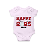 "Happy New Year 2025 - Loving Moments With Our Customized Romper for Babies With Name" - LILAC - 0 - 3 Months Old (Chest 16")