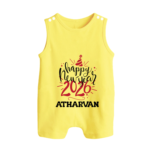 Happy New Year 2026 – Gold Party | Personalised Romper Suit