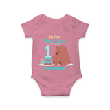 "My First New Year 2025 - Celebrating Memories With Our Customized Romper for Babies With Name" - ONION - 0 - 3 Months Old (Chest 16")