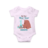 "My First New Year 2025 - Celebrating Memories With Our Customized Romper for Babies With Name" - LILAC - 0 - 3 Months Old (Chest 16")