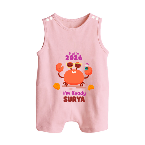 Hello 2026 Crab Design| Customized Romper Suit