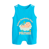 Cutest Resolution Ever Baby Cloud | Personalised Romper Suit   - SKY BLUE - 0 - 5 Months Old (Chest 18")
