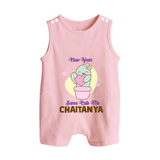 Same Cute Me Cactus | Personalised Romper Suit   - BABY PINK - 0 - 5 Months Old (Chest 18")