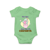 Same Cute Me Cactus | Personalised Romper for Kids - GREEN - New Born (Chest 14")