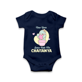 Same Cute Me Cactus | Personalised Romper for Kids - NAVY BLUE - New Born (Chest 14")
