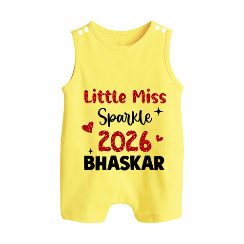 Little Miss Sparkle 2026 | Personalised Romper Suit