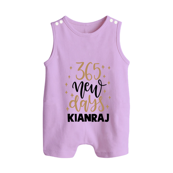 365 New Days – Minimal Gold Theme| Customized Romper Suit   - LILAC - 0 - 5 Months Old (Chest 18")