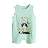 365 New Days – Minimal Gold Theme| Customized Romper Suit   - MINT GREEN - 0 - 5 Months Old (Chest 18")