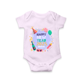 "Happy New Year 2025 - Treasured Moments With Our Customized Romper for Babies With Name" - LILAC - 0 - 3 Months Old (Chest 16")