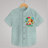 Onam Fun Starts - Customised Shirt for kids - ARCTIC BLUE - 0 - 6 Months Old (Chest 23")