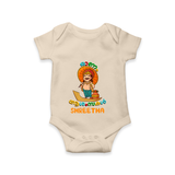 Onam Ashamsakal - Customised Onesies for kids - IVORY - 0-3Month Old (Chest 16")