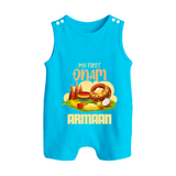 My First Onam Sadhya Feast Button Romper