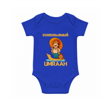 King Mahabali Welcome Romper - COBALT BLUE - New Born (Chest 14")