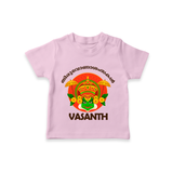 Kathakali Heritage Celebration T Shirt - BABY PINK - 0-5 Months Old (Chest 17")