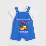 Royal Onam Feast Celebration Dungaree - COBALT BLUE - 0 - 5 Months Old (Chest 18")