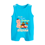 My First Onam Sadhya Celebration Button Romper