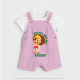 Little Mahabali Celebration Dungaree - BABY PINK - 0 - 5 Months Old (Chest 18")