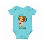Little Mahabali Celebration Romper - ARCTIC BLUE - New Born (Chest 14")