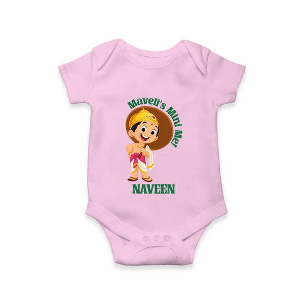 Little Mahabali Celebration Romper - BABY PINK - New Born (Chest 14")
