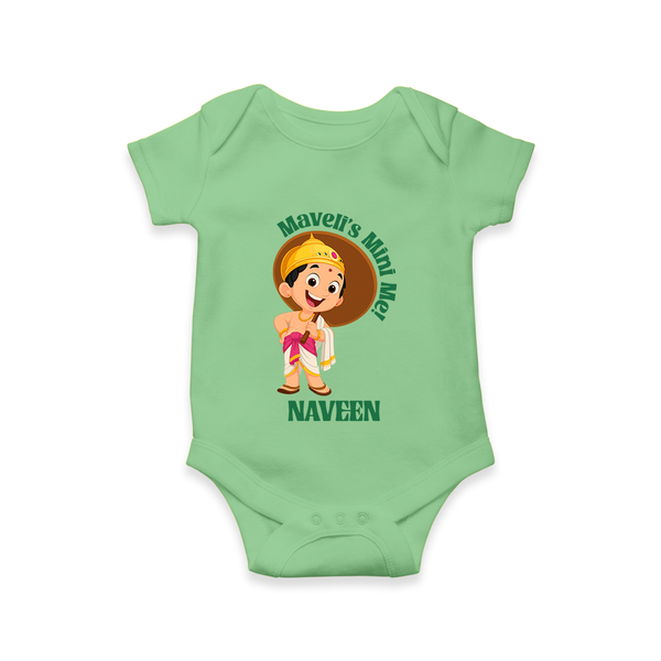 Little Mahabali Celebration Romper - GREEN - New Born (Chest 14")