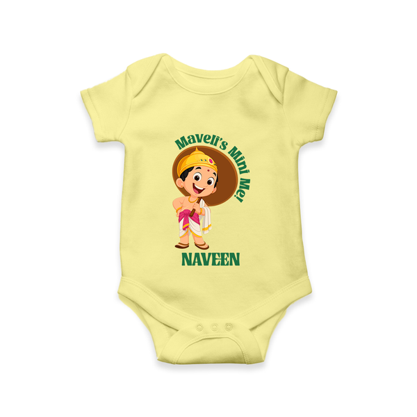 Little Mahabali Celebration Romper - PASTEL YELLOW - New Born (Chest 14")