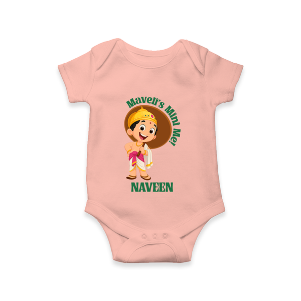 Little Mahabali Celebration Romper - PEACH - New Born (Chest 14")