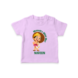 Little Mahabali Celebration T Shirt - LILAC - 0-5 Months Old (Chest 17")