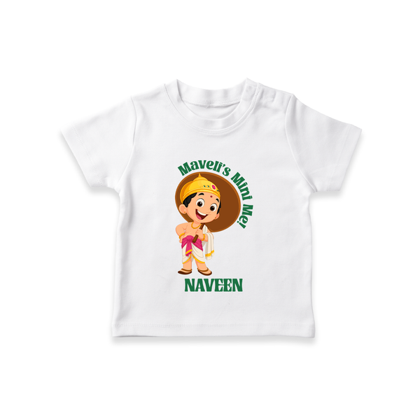 Little Mahabali Celebration T Shirt - WHITE - 0-5 Months Old (Chest 17")