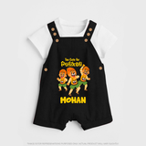 Cute Pulikali Festival Dungaree - BLACK - 0 - 5 Months Old (Chest 18")