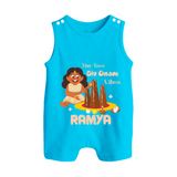 Tiny Toes Big Onam Vibes Girl Button Romper