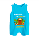 Chenda Ready Onam Celebration Button Romper