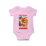 Little Maveli in Town Romper - BABY PINK - New Born (Chest 14")
