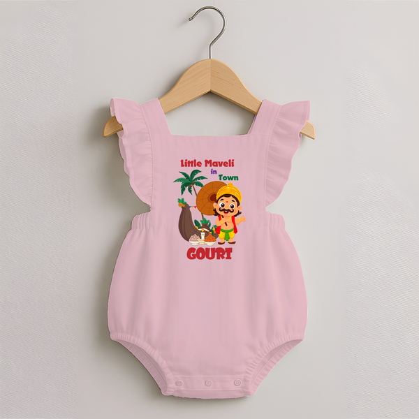 Little Maveli in Town Romper Frock - BABY PINK - 0 - 3 Months Old (Chest 19")