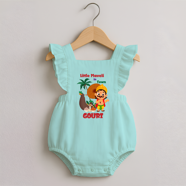 Little Maveli in Town Romper Frock - MINT GREEN - 0 - 3 Months Old (Chest 19")