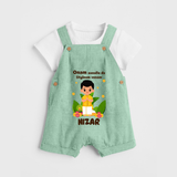 Onam Style Traditional Boy Dungaree - MINT GREEN - 0 - 5 Months Old (Chest 18")