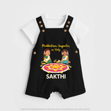 Pookalam Inspector On Duty Dungaree - BLACK - 0 - 5 Months Old (Chest 18")