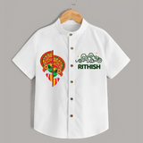 Happy Onam Special Edition Shirt | Personalized Baby Shirt for Onam Celebrations - WHITE - 0 - 6 Months Old (Chest 23")