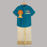 Happy Onam Mini Kathakali Personalized Shirt and Dhoti