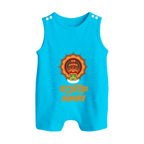 Kathakali Heritage Emblem Button Romper