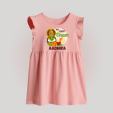 My First Onam Kathakali Baby Frock - BABY PINK - 0 - 3 Months Old (Chest 17")