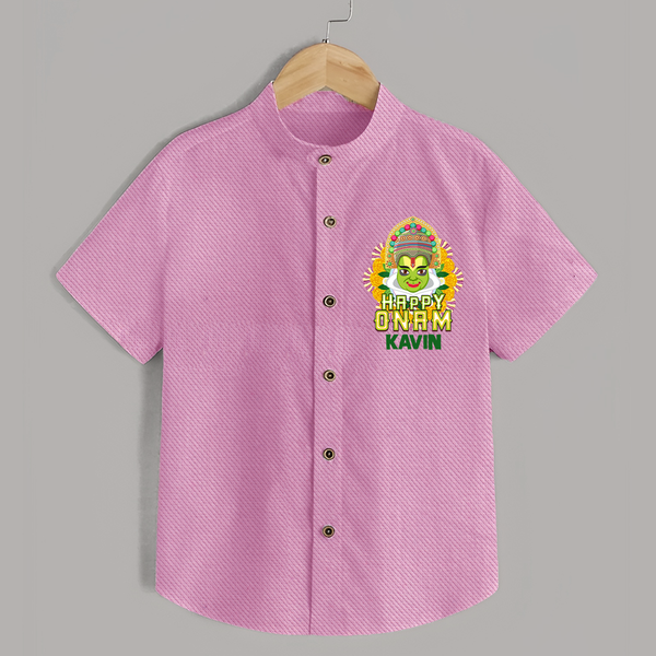 Kathakali Floral Charm Shirt - BABY PINK - 0 - 6 Months Old (Chest 23")
