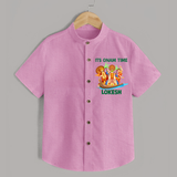 Vallam Kali Festival Shirt - BABY PINK - 0 - 6 Months Old (Chest 23")