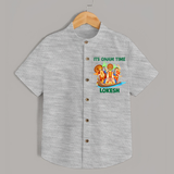 Vallam Kali Festival Shirt - GREY - 0 - 6 Months Old (Chest 23")