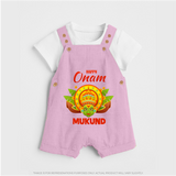 Kathakali Crown Dungaree - BABY PINK - 0 - 5 Months Old (Chest 18")