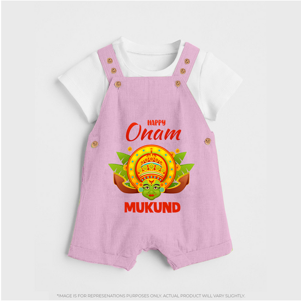 Kathakali Crown Dungaree - BABY PINK - 0 - 5 Months Old (Chest 18")