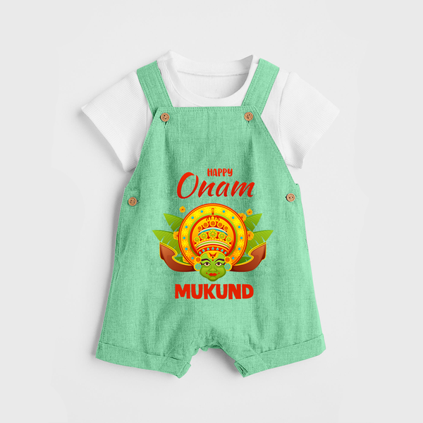 Kathakali Crown Dungaree - GREEN - 0 - 5 Months Old (Chest 18")