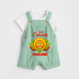 Kathakali Crown Dungaree - MINT GREEN - 0 - 5 Months Old (Chest 18")
