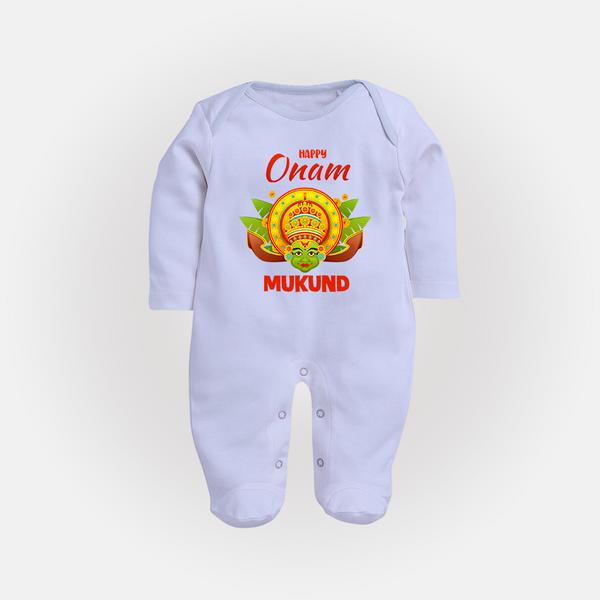 Kathakali Crown Full Body Suit - BABY BLUE - New Born (Chest 7.5")