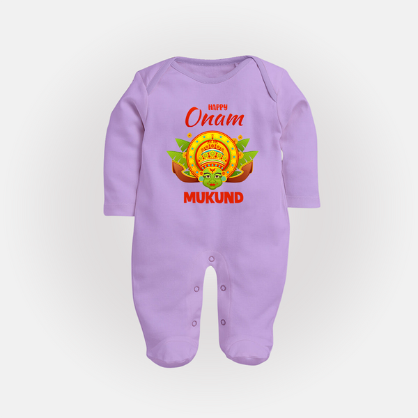 Kathakali Crown Full Body Suit - LILAC - New Born (Chest 7.5")